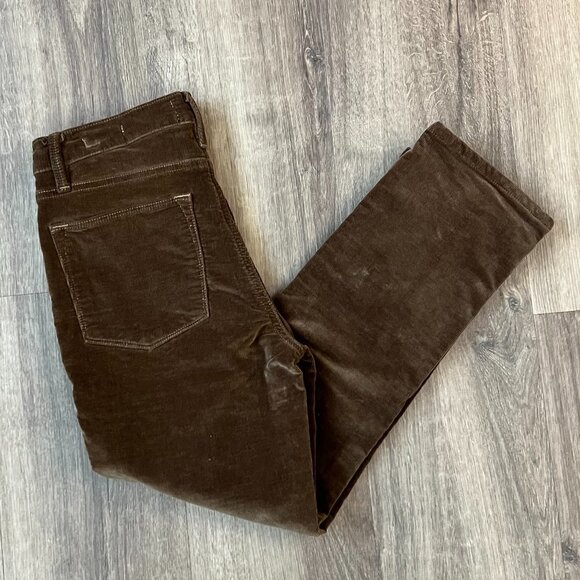 Frame Le High Straight in Warm Tan Corduroy Sz 27 - Picture 13 of 13